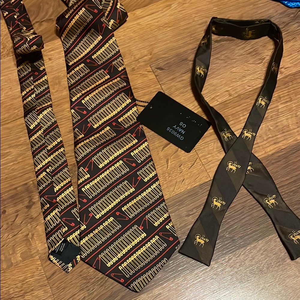 L.A.M.B. Brown and Gold Ties